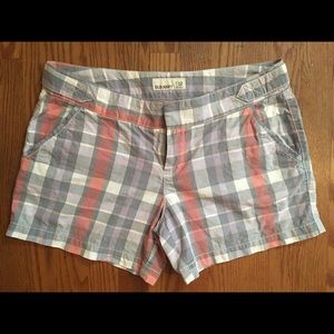 Old Navy plaid shorts